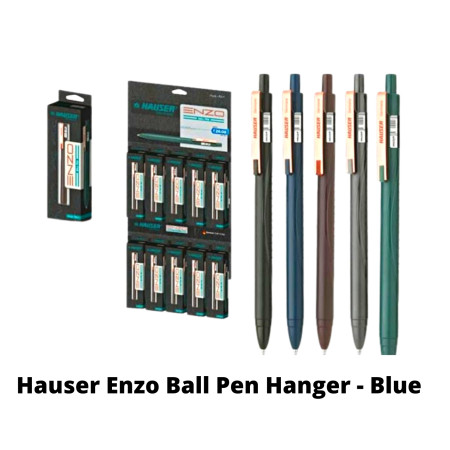 Hauser Enzo Ball Pen Hanger - Blue