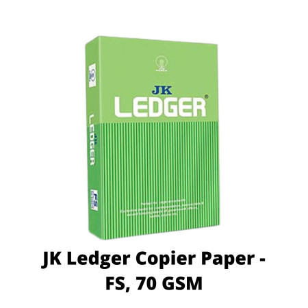 JK Ledger Copier Paper - FS, 500 Sheets, 70 GSM, 1 Ream