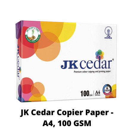 JK Cedar Copier Paper - A4, 500 Sheets, 100 GSM, 1 Ream