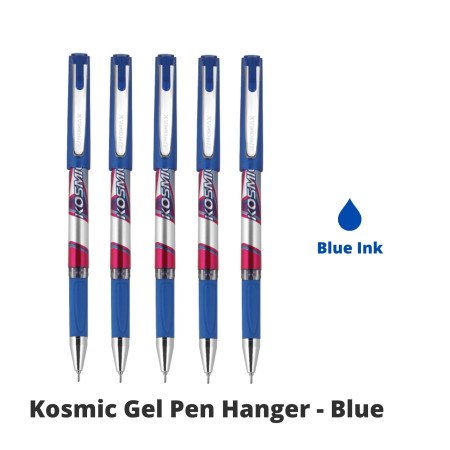 Unomax Kosmic Gel Pen Hanger - Blue