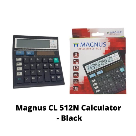 Magnus CL 512N Calculator - Black