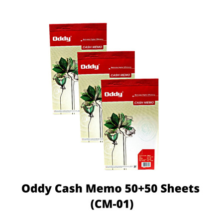 Oddy Cash Memo 50+50 Sheets (CM-01)