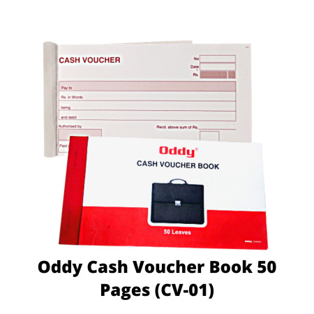 Oddy Cash Voucher Book 50 Pages (CV-01)