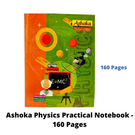 Ashoka Physics Practical Notebook - 160 Pages