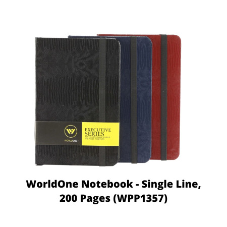 WorldOne Notebook - Single Line, 200 Pages (WPP1357)