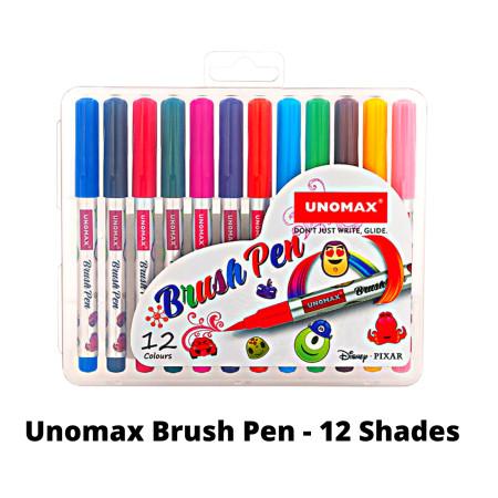 Unomax Brush Pen - 12 Shades