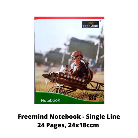 Freemind Notebook - Single Line, 24 Pages, 24x18ccm (700156)