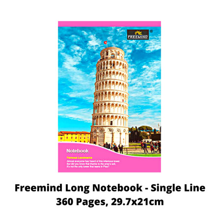 Freemind A4 Register A4 Register - Single Line, 360 Pages, 29.7x21cm (700362)