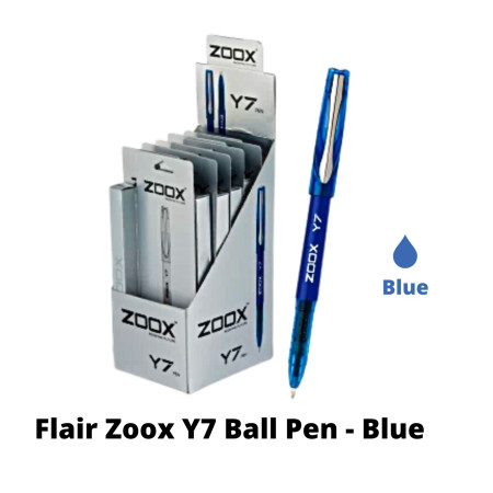 Flair Zoox Y7 Ball Pen - Blue