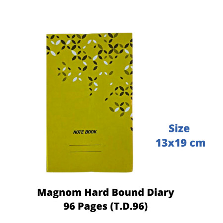 Magnom Hard Bound Diary - 96 Pages (T.D.96)