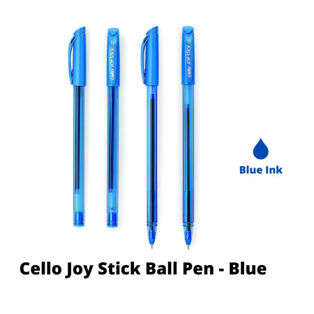 Cello Joy Stick Ball Pen - Blue