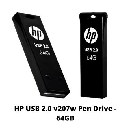 HP USB 2.0 v207w Pen Drive - 64GB