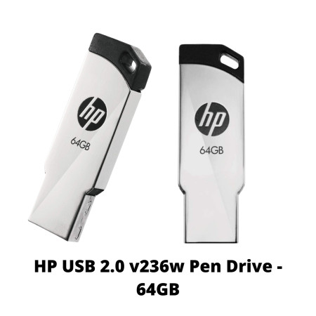 HP USB 2.0 v236w Pen Drive - 64GB