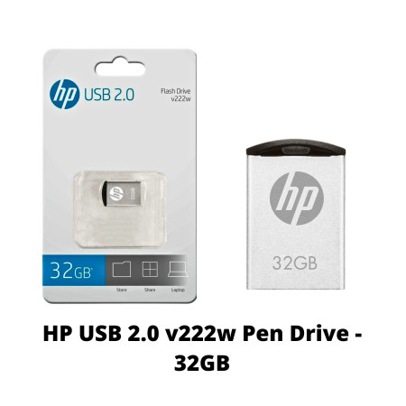 HP USB 2.0 v222w Pen Drive - 32GB
