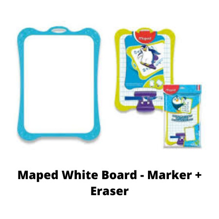 Maped White Board - Marker + Eraser (583510)