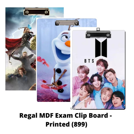 Regal Gem MDF Exam Clip Board - Printed (899)