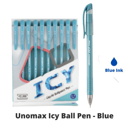 Unomax Icy Ball Pen - Blue