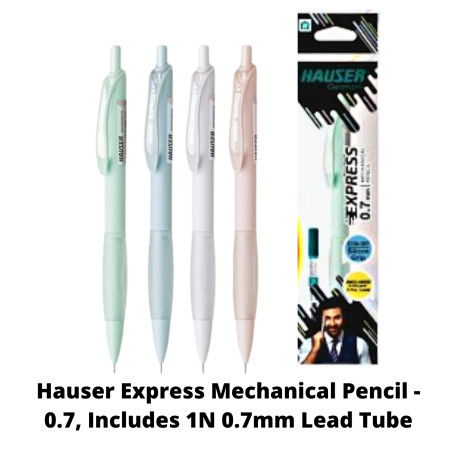 Hauser Express Mechanical Pencil - 0.7, Includes 1N 0.7mm Lead Tube