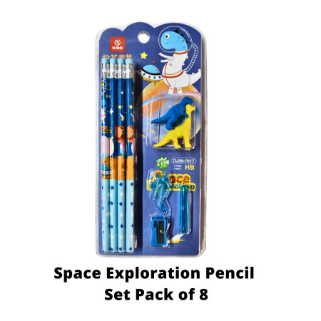 Space Exploration Pencil Set Pack of 6 (DJ09-7017)