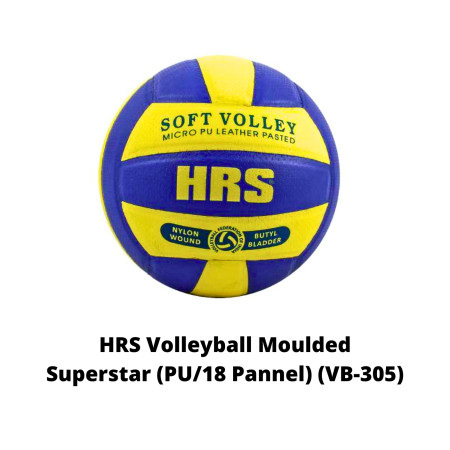 HRS Volleyball Moulded Superstar (PU/18 Pannel)