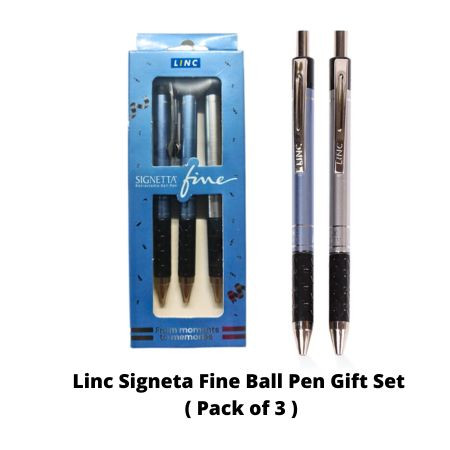 Linc Signeta Fine Ball Pen Gift Set ( Pack of 3 )