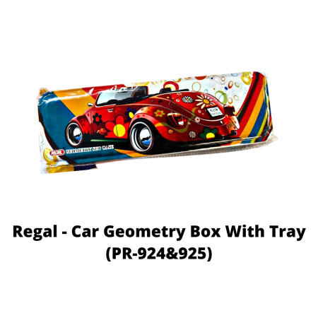 Regal - Car Geometry Box With Tray (PR-924) - New