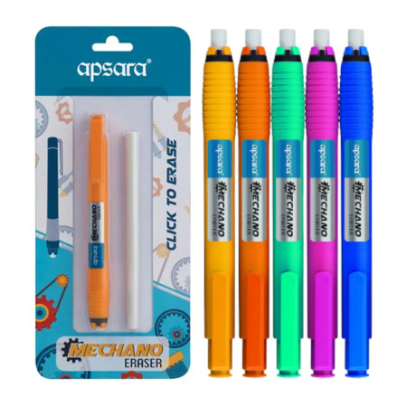 Apsara Mechano Eraser - 1 Eraser Refill Free