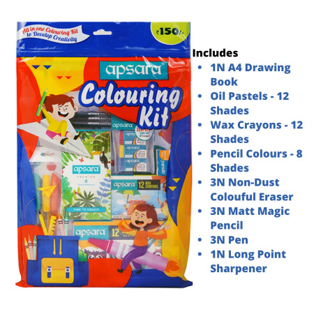 Apsara Colouring Kit (Refer Desrciption)