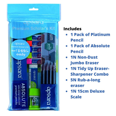 Apsara Premium Scholar's Kit (Refer Desrciption)