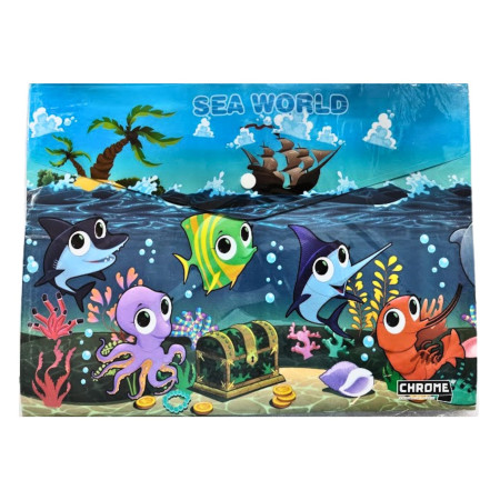 Chrome Sea World FC Document Folder - 9390