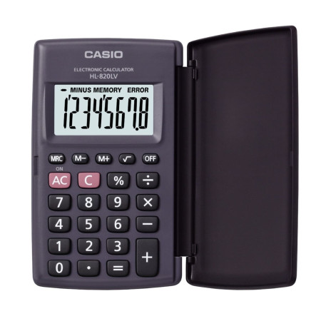 Casio HL-820LV Electronic Pocket Calculator