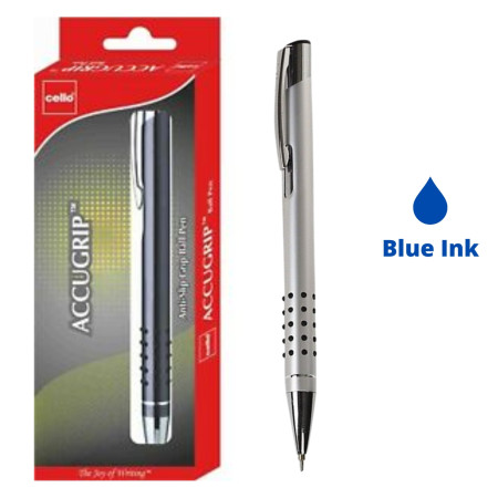 Cello Accugrip Ball Pen - Blue