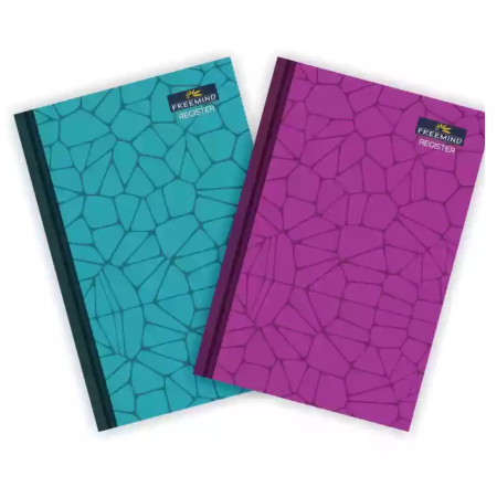 Freemind Case Bound Notebook - Single Line, 72 Pages, 33x21 cm