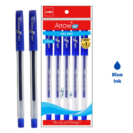 Cello Arrow Gel Pen - Blue