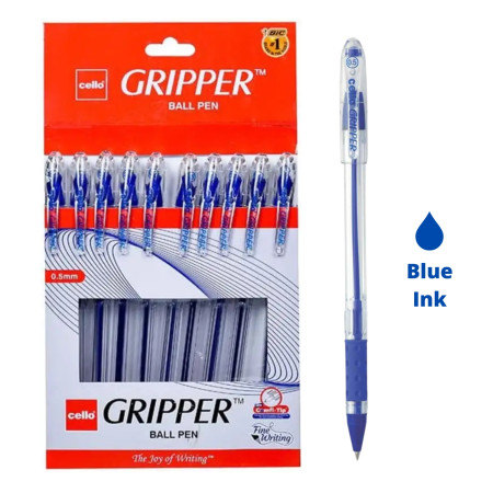 Cello Gripper Ball Pen - Blue