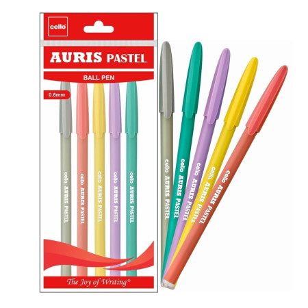 Cello Auris Pastel Ball Pen - Blue