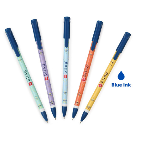 Cello Bling Ball Pen - Blue