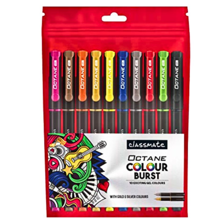 Classmate Octane Colour Burst Gel Pen - Assorted (4030210)