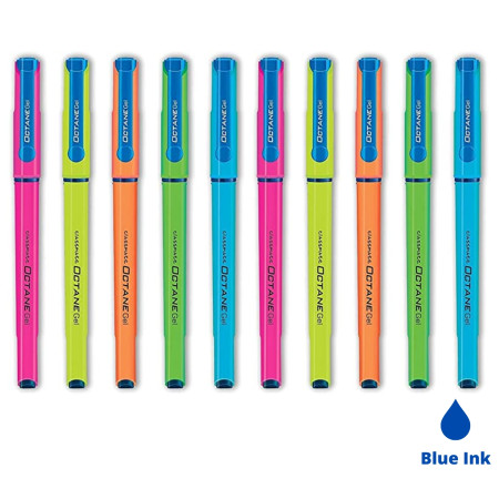 Classmate Octane Gel Pen Neon - Blue (4030666)