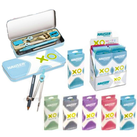 Hauser Artz XO Mate Mathematical Drawing Instrument Box