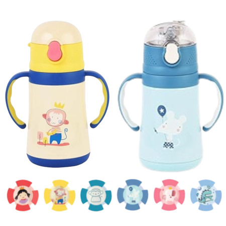 Cello Doodle 350ml Kids Stainless Steel Vacuum Character Bottle