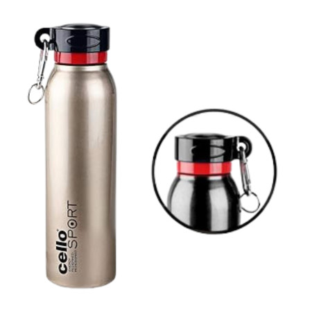 Cello Beatle 700ml Stainless Steel Vacuum Sports Bottle