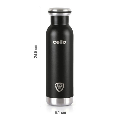 Cello Duro Mac 600ml Stainless Steel Vacuum Sports Bottle