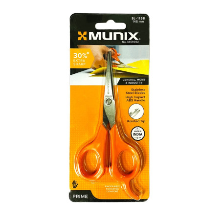 Munix Scissors SL-1158, 148MM MRP Rs. 82