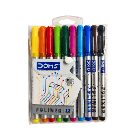 Doms F9 Liner Pen - 10 Shades