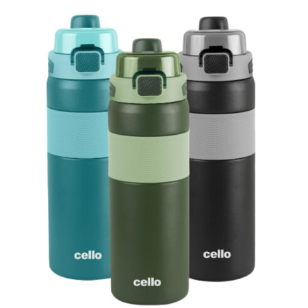 Cello Apex 784ml Stainless Steel Vacuum Sports Bottle