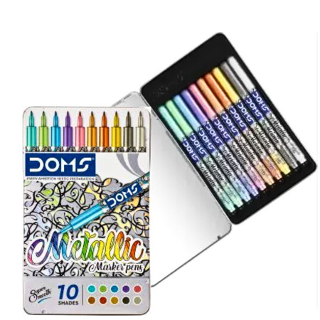 Doms Metallic Marker Pen - 10 Shades