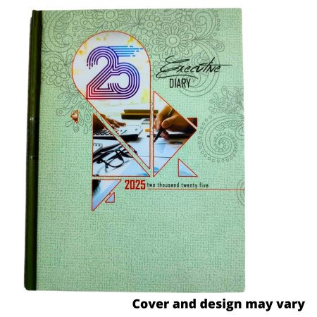 2025 Metro Executive Hard Bound Diary No. 330 (23cmX17cm)