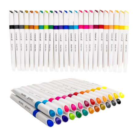 Camlin Brush Pen - 24 Shades