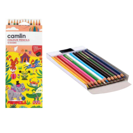 Camlin Pencil Colour FSC -12 Shades